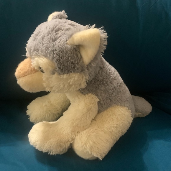 Aurora World Wolf Plush Stuffed Animal Toy 13” Sitting - Picture 5 of 7
